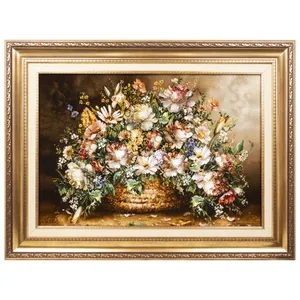 تابلو فرش دستباف سی پرشیا مدل گل در سبد کد 902733