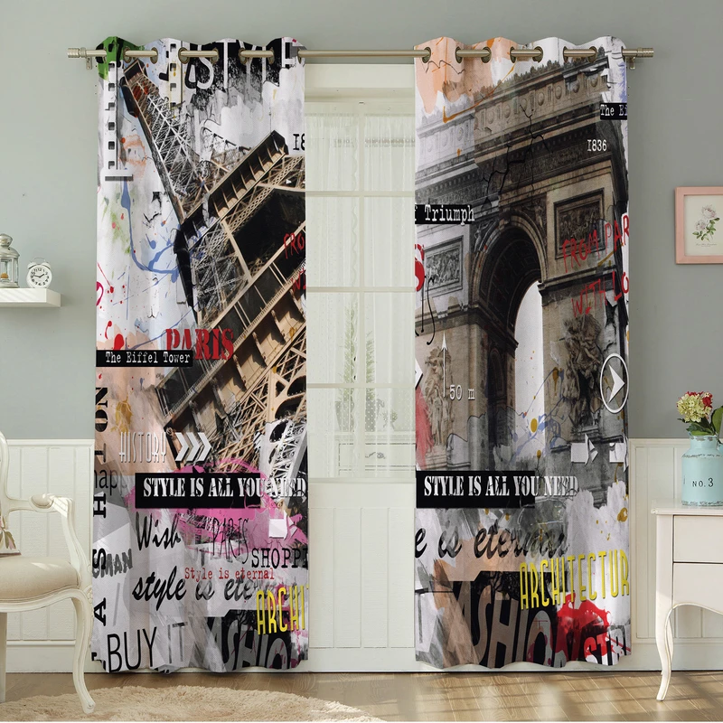 پرده نیروانا طرح مدرن  مدل هازان کد 4316سایز 140×280 سانتی متر