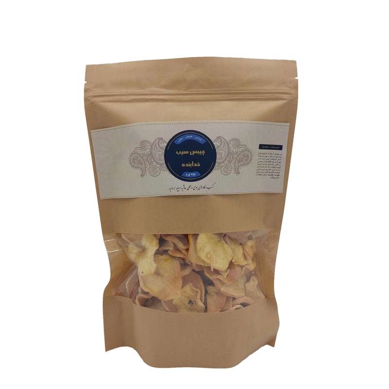 چیپس میوه سیب محلی خدابنده - 250 گرم