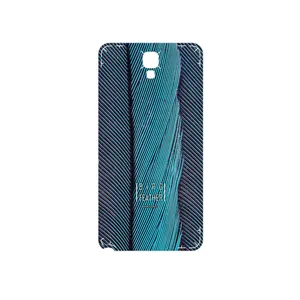 MAHOOT Turquoise feathers Cover Sticker for Samsung Galaxy Note 3 Neo