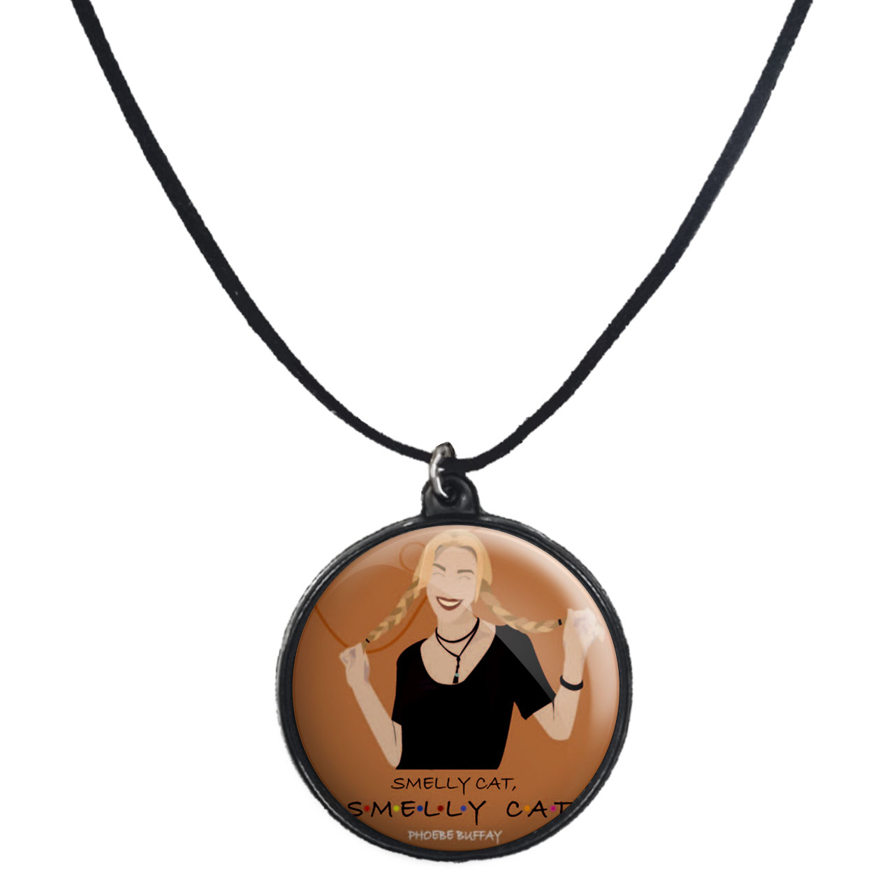 گردنبند پرمانه طرح فرندز کد pmb.18815 مدل دو طرفه