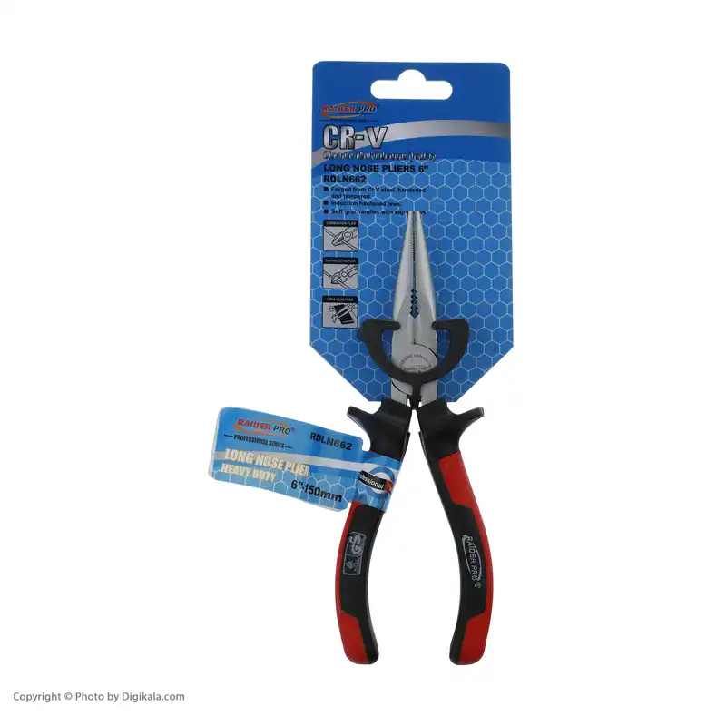 انبر دم باریک رایدر پرو مدل CR-V سایز 6 اینچ