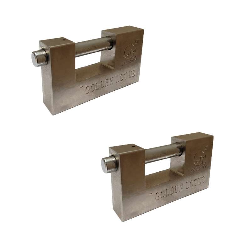 قفل کتابی گلدن لوتوس مدل 100mm بسته 2 عددی
