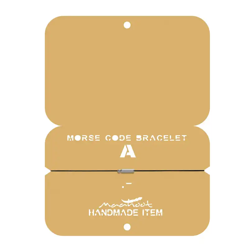 دستبند ماهوت مدل مورس کد حرف A