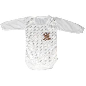 بادی آستین بلند نوزادی مدل AM 189