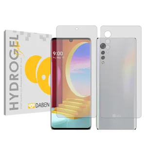 Daben Tough model transparent screen protector suitable for LG Velvet Mobile phone Along with the phone back protector