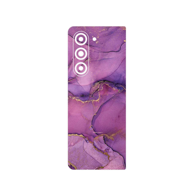 برچسب پوششی ماهوت مدل Purple Marble مناسب برای گوشی موبایل سامسونگ Galaxy Z Fold 5