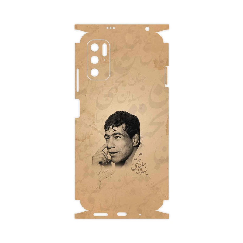 برچسب پوششی ماهوت مدل Gholamreza_Takhti-FullSkin مناسب برای گوشی موبایل شیائومی Redmi Note 11SE