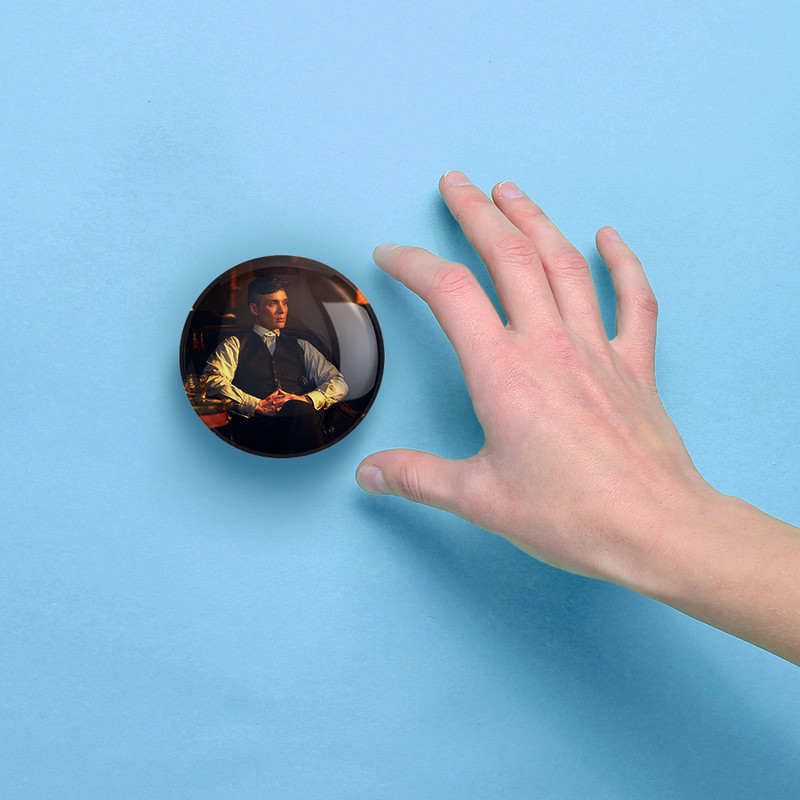 آینه جیبی خندالو مدل سریال پیکی بلایندرز Peaky Blinders  کد 3203