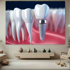 پوستر طرح دندانپزشکی مدل ایمپلنت دندان کد FP105584