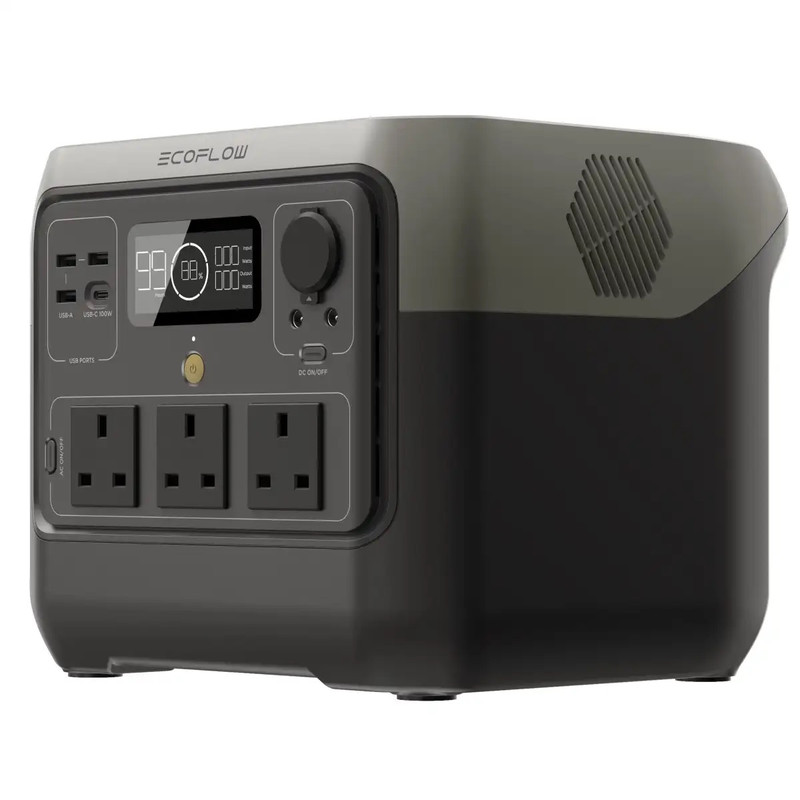 پاور استیشن 800 وات اکوفلو مدل RIVER 2 Pro (UK version) ظرفیت 768 وات ساعت
