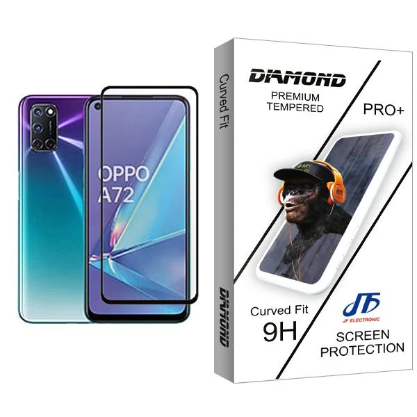 محافظ صفحه نمایش جی اف مدل Diamond Glass MIX001 مناسب برای گوشی موبایل اوپو A72
