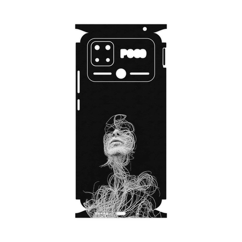 برچسب پوششی ماهوت مدل Strings Digital Art 2-FullSkin مناسب برای گوشی موبایل شیائومی Poco C40