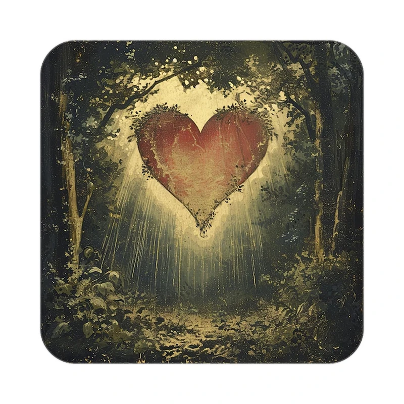 زیر لیوانی کاکتی مدل عاشقانه کد mp13887