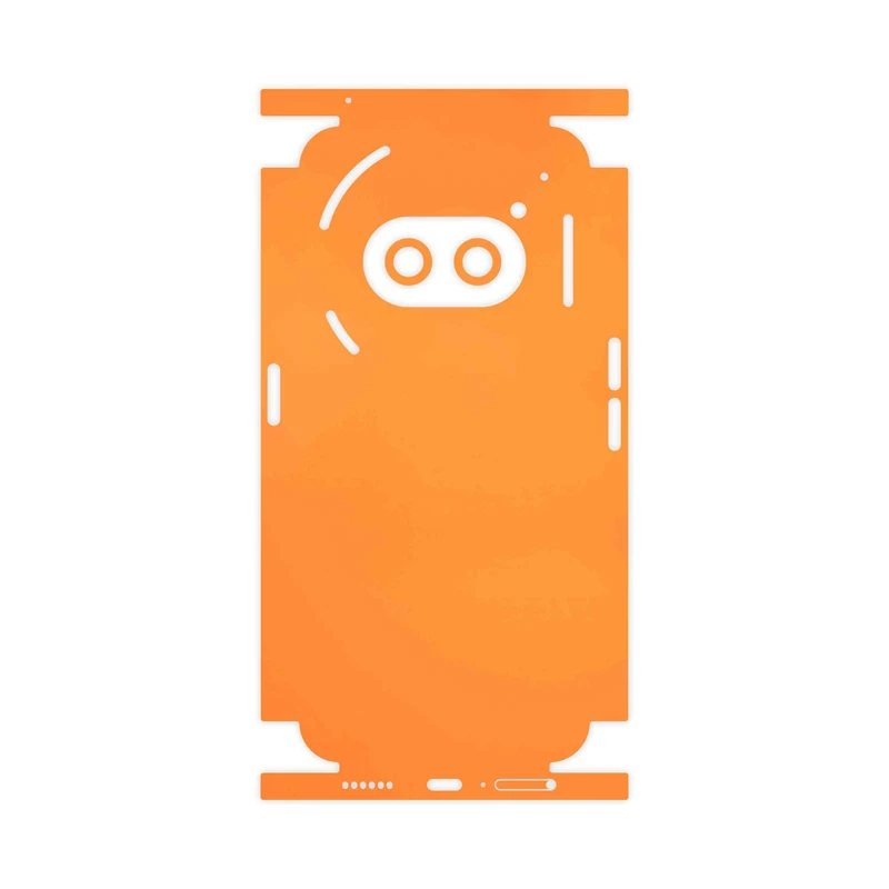 برچسب پوششی ماهوت مدل Matte-Orange-FullSkin مناسب برای گوشی موبایل ناتینگ Phone 2a