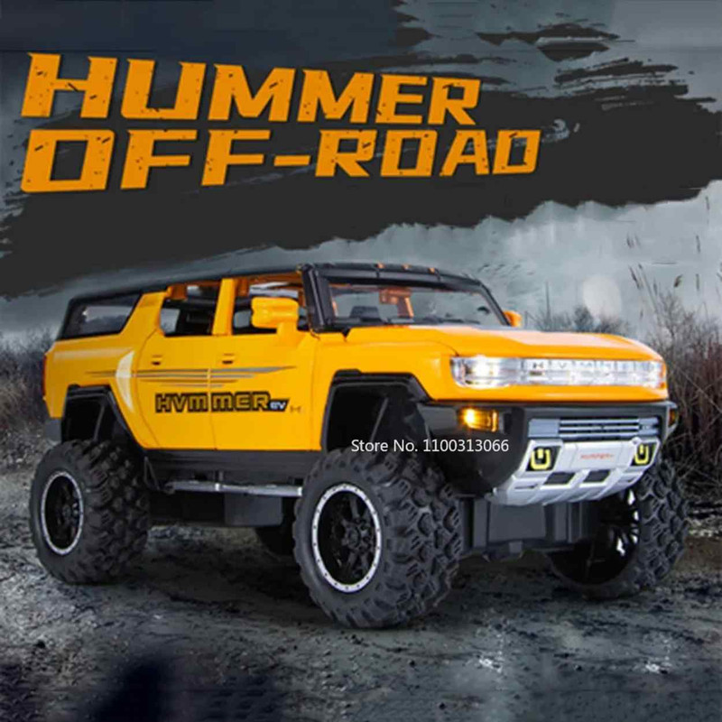 ماشین بازی مدل فلزی Hummer EV Alloy Off-Road