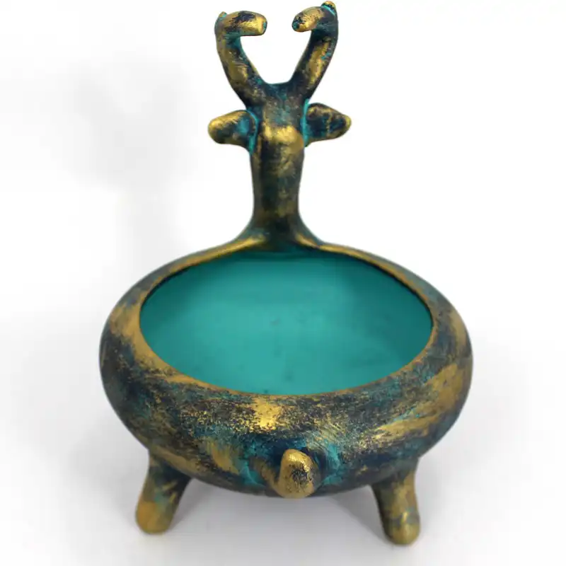 جا عودی سفالی طرح گوزن