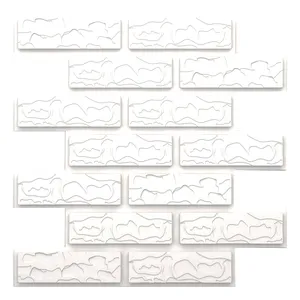 دیوارپوش مدل سه بعدی طرح آجری بسته 15 عددی