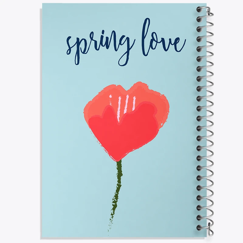 دفتر لیست خرید 50 برگ خندالو طرح مینیمال بهار کد N103