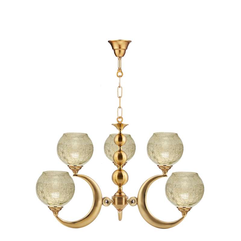 لوستر 6 شعله زیمادور مدل آرشیدا کد ZD-03