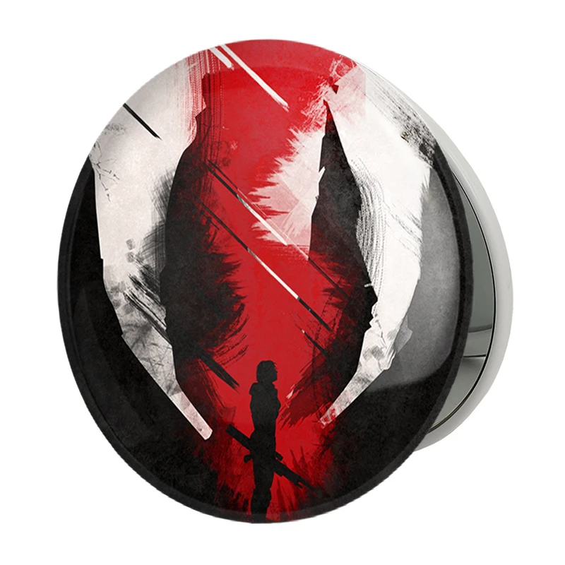 آینه جیبی خندالو طرح بازی مس افکت (Mass Effect) مدل تاشو کد 31553