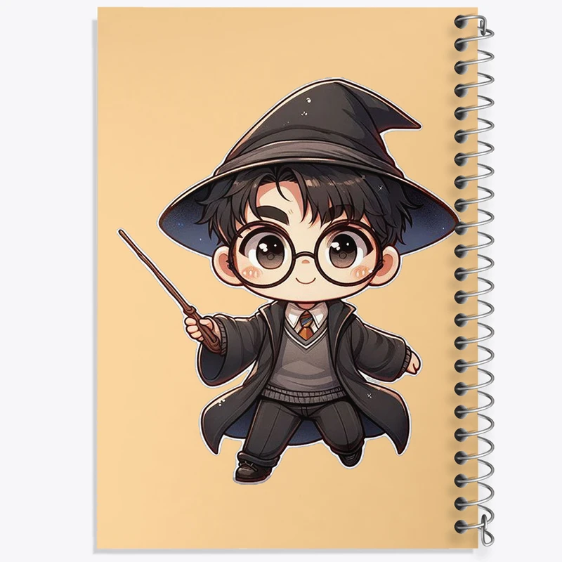 دفتر شطرنجی 50 برگ خندالو طرح هری پاتر (Harry Potter) کد N2172