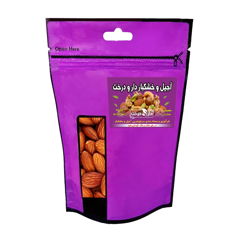 مغز بادام درختی خارجی شور ممتاز دارو درخت - 100 گرم 