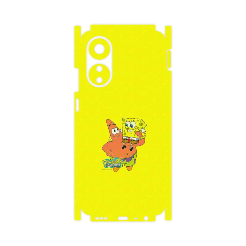 برچسب پوششی ماهوت مدل SpongeBob SquarePants-FullSkin مناسب برای گوشی موبایل اپو A78 4G