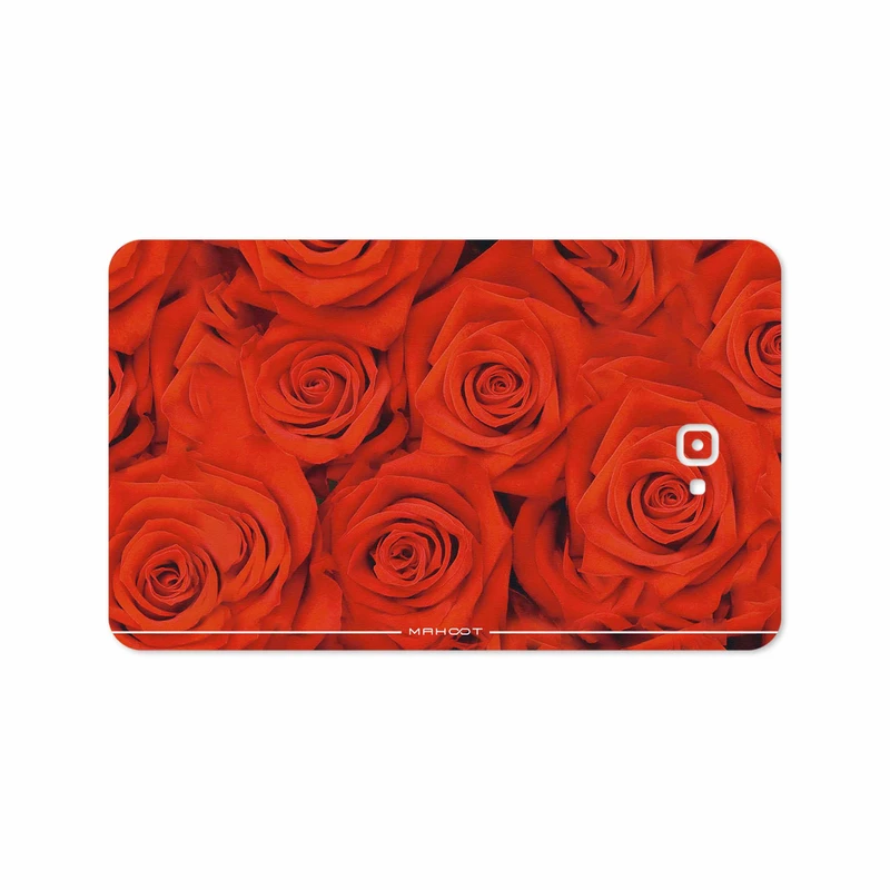 برچسب پوششی ماهوت مدل Red-Flower مناسب برای تبلت سامسونگ Galaxy Tab A 10.1 2016 T580