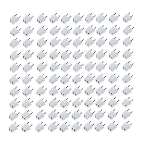 تبدیل دوشاخه برق 2 به 2 مدل 2TO2 بسته 100 عددی