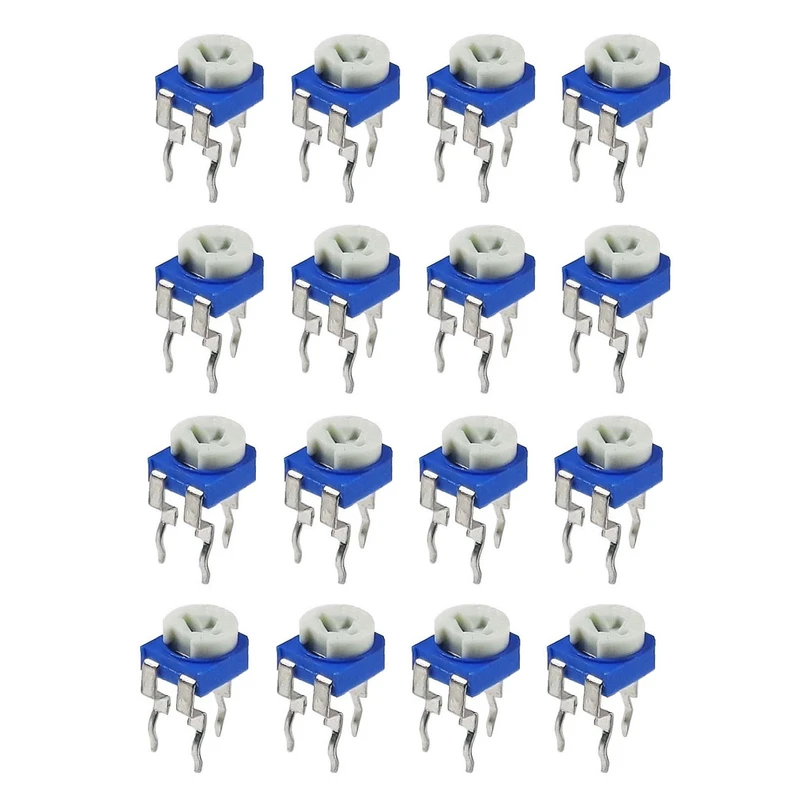 پتانسیومتر 500 کیلو اهم مدل TPB-500KO بسته 16 عددی