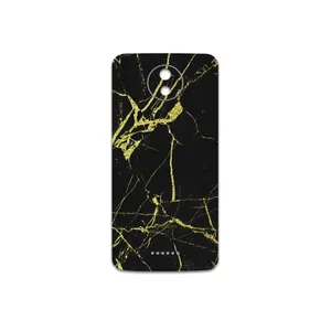 MAHOOT  Graphite-Gold-Marble Cover Sticker for Motorola Moto C Plus