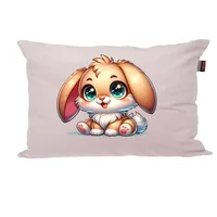 بالش نوازاد ناریکو مدل کارتونی طرح بچه خرگوش خندان کد 05203