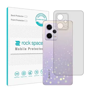 Transparent Rockspace HyGEL phone back protector suitable for Xiaomi Redmi Note 12 Pro mobile phone