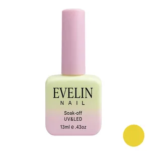 لاک ژل براق ناخن اولاین مدل 13M شماره 32 رنگ زرد