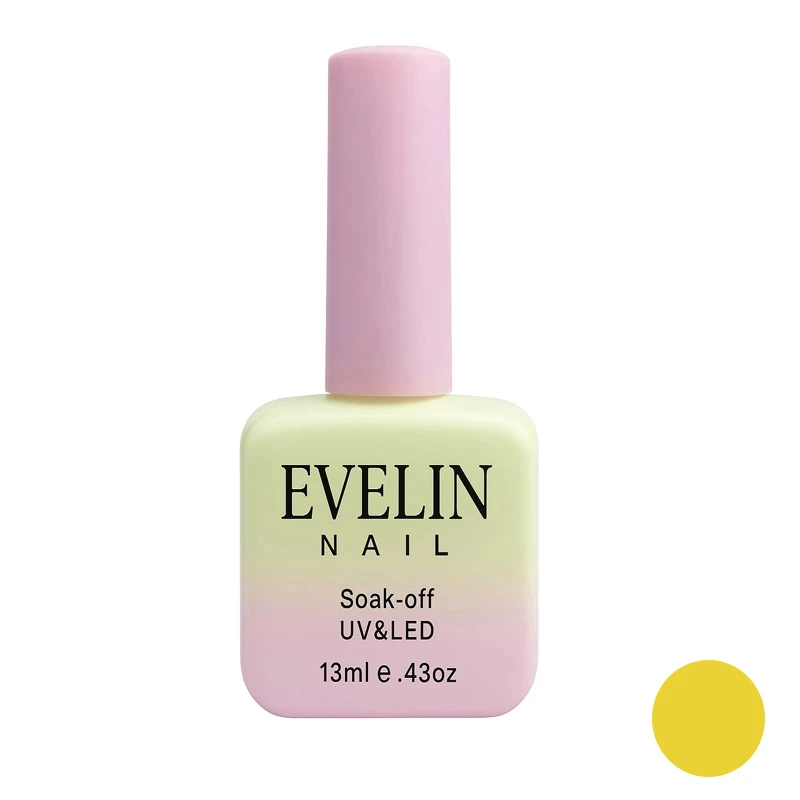 لاک ژل براق ناخن اولاین مدل 13M شماره 32 رنگ زرد