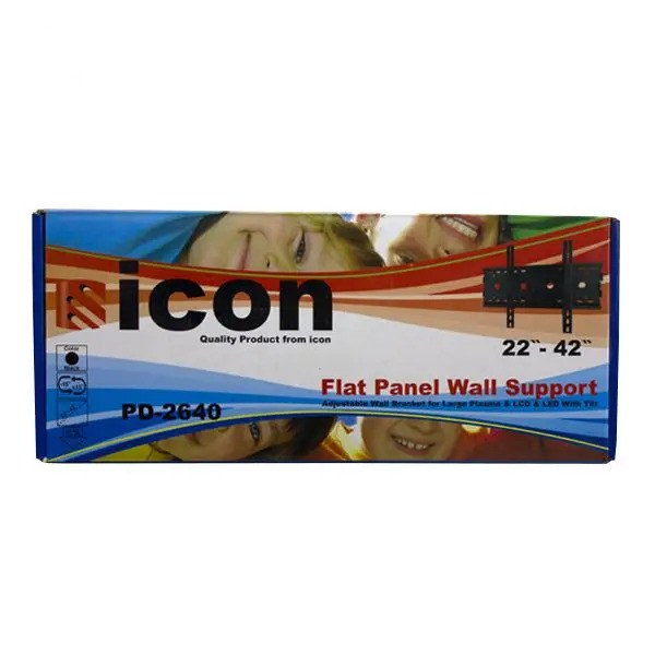 پایه دیواری آیکون مدل PD-2640 برای تلویزیون 22 تا 42 اینچ