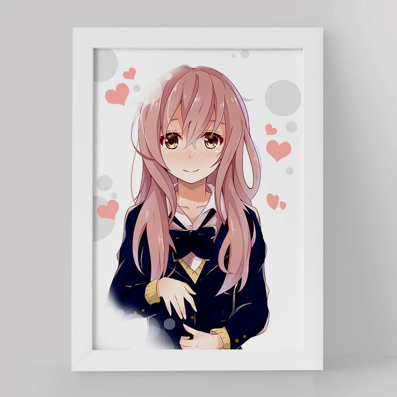 تابلو خندالو مدل شوکو نیشیمیا انیمه سایلنت ویس کد 15784