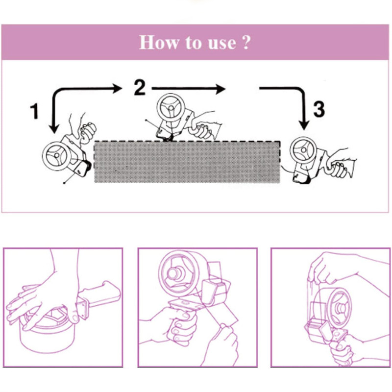 دستگاه چسب پهن کی دبلیو تریو مدل 03Y02