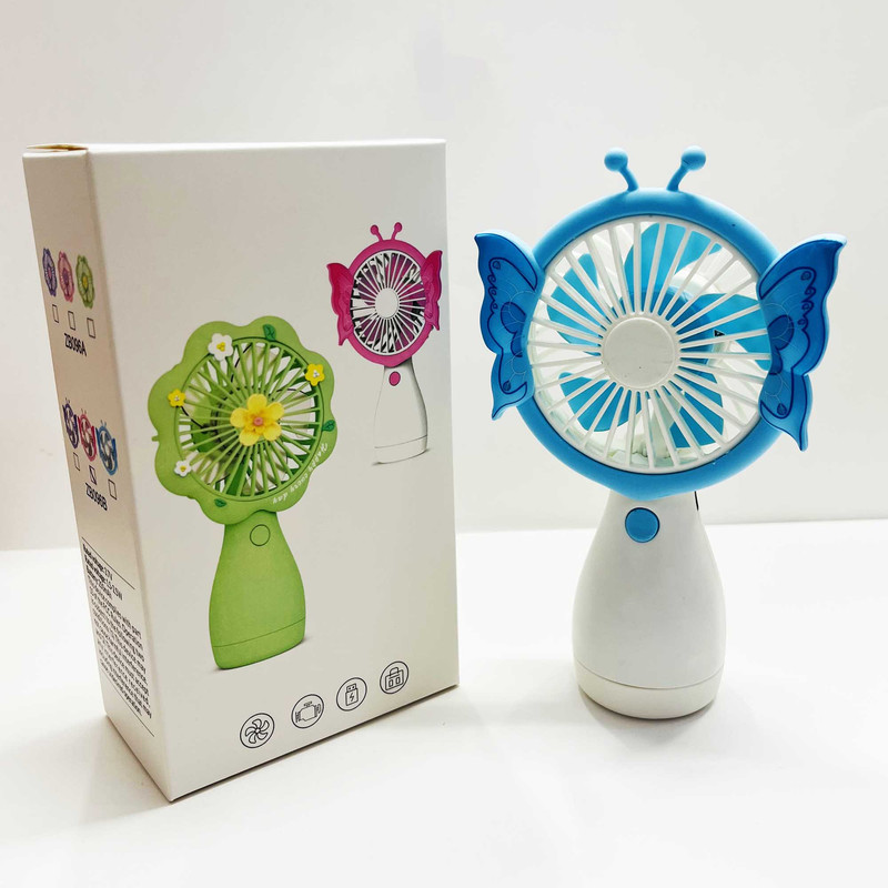 پنکه دستی مدل پروانه ظرفیت 800 میلی آمپر ساعت