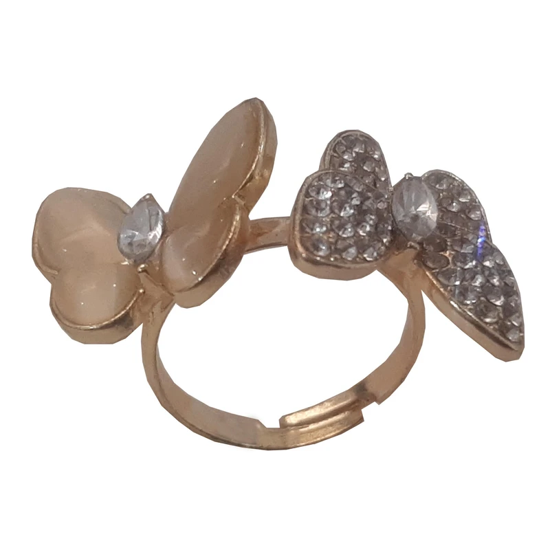 انگشتر زنانه مدل پروانه کد 02