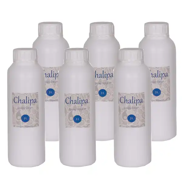 رزین اپوکسی چلیپا مدل RHR005 حجم 6000 میلی لیتر به همراه هاردنر