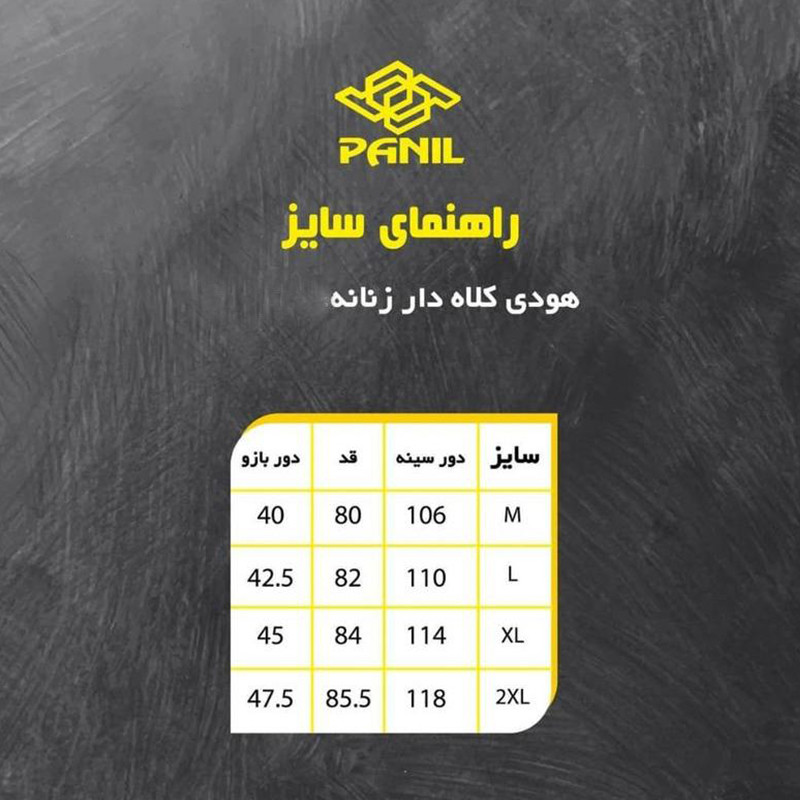هودی ورزشی زنانه پانیل مدل 418G