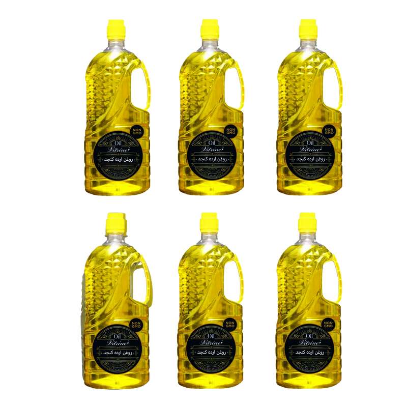روغن ارده کنجد ویترین فود - 6 لیتر بسته‌ 6 عددی