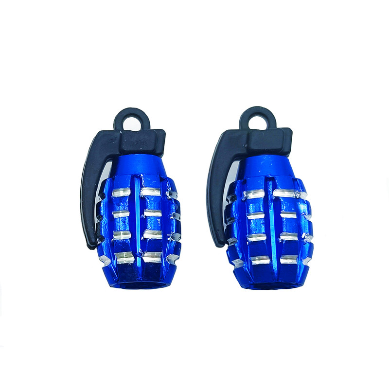 سروالف لاستیک خودرو طرح نارنجک مدل blu001 مجموعه 2 عددی