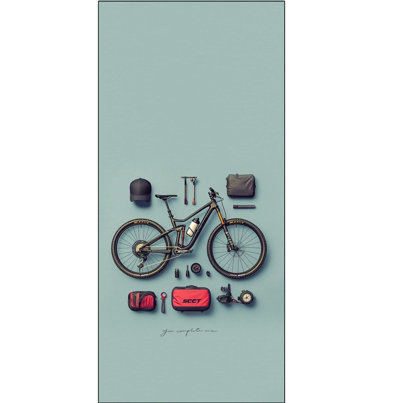 استیکر لپ تاپ طرح دوچرخه کد 531