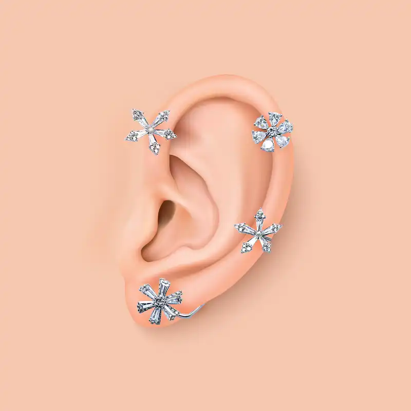 گوشواره زنانه پایتخت مدل PS1062 ایرکراس