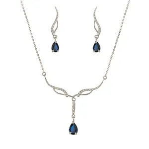 نیم ست نقره زنانه جواهری سون مدل 2571