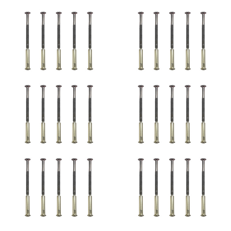 پیچ و مهره فیکس دستگیره مدل Gh-60 بسته 30 عددی