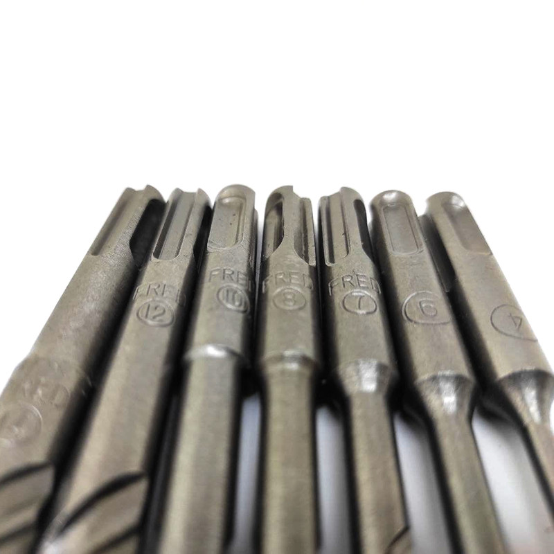 مته الماسه چهار شیار فرد کد 1295 مجموعه 7 عددی